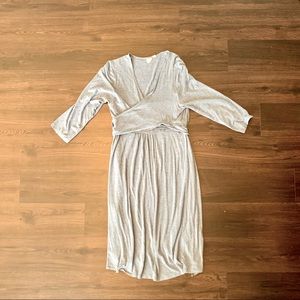 Gap maternity wrap front dress